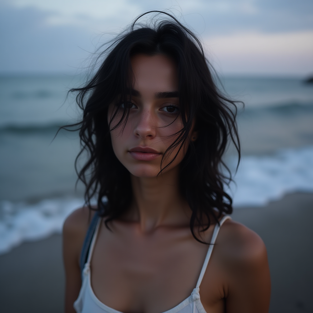 A close-up portrait photograph, portrait orientation cover
