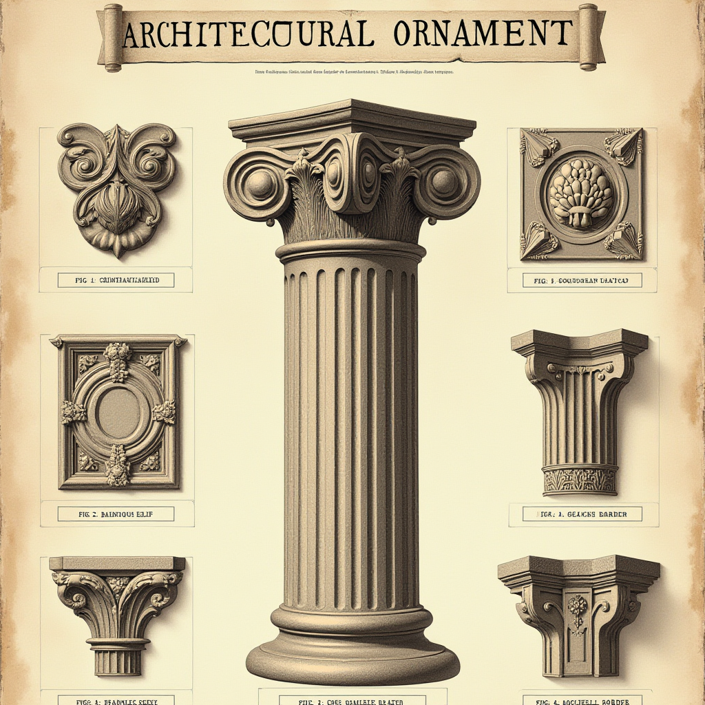 An antique reference-plate poster blending engraving cover