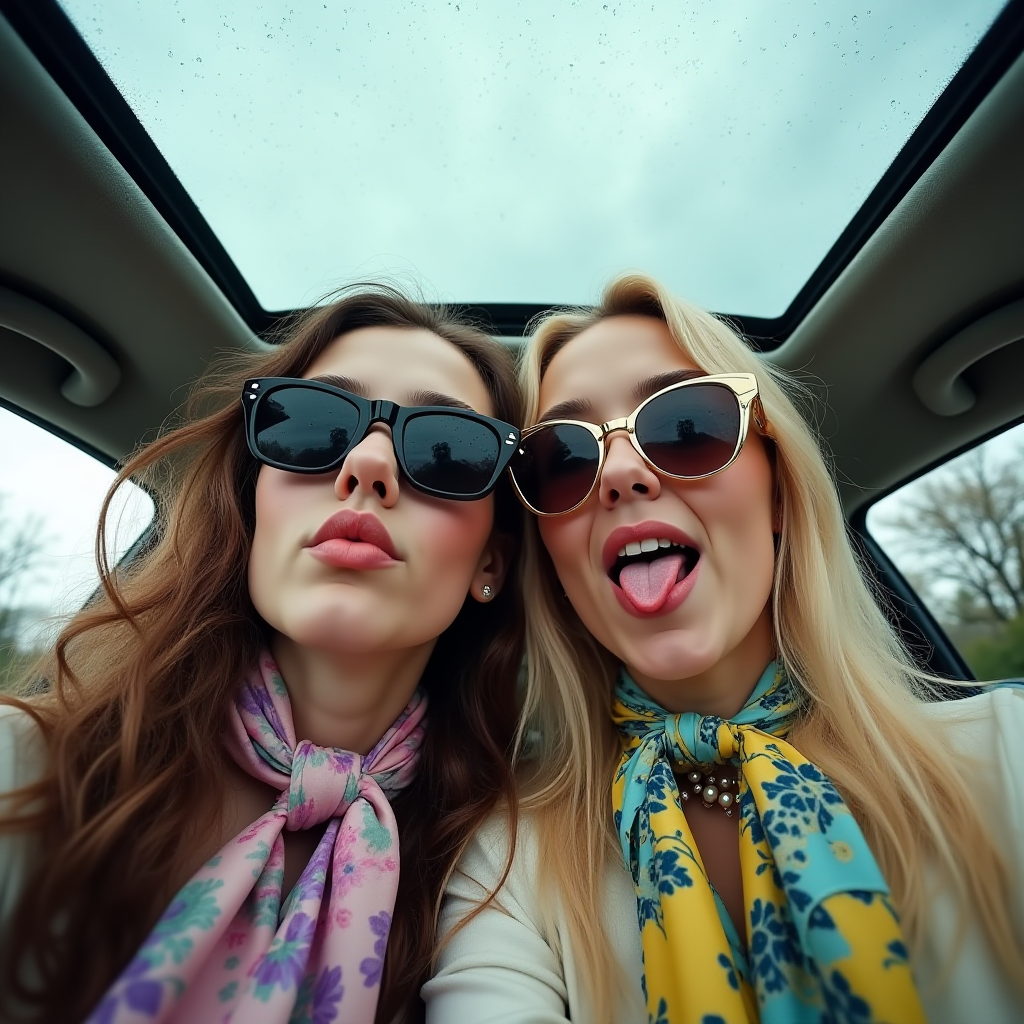 A close-up landscape candid selfie shot cover